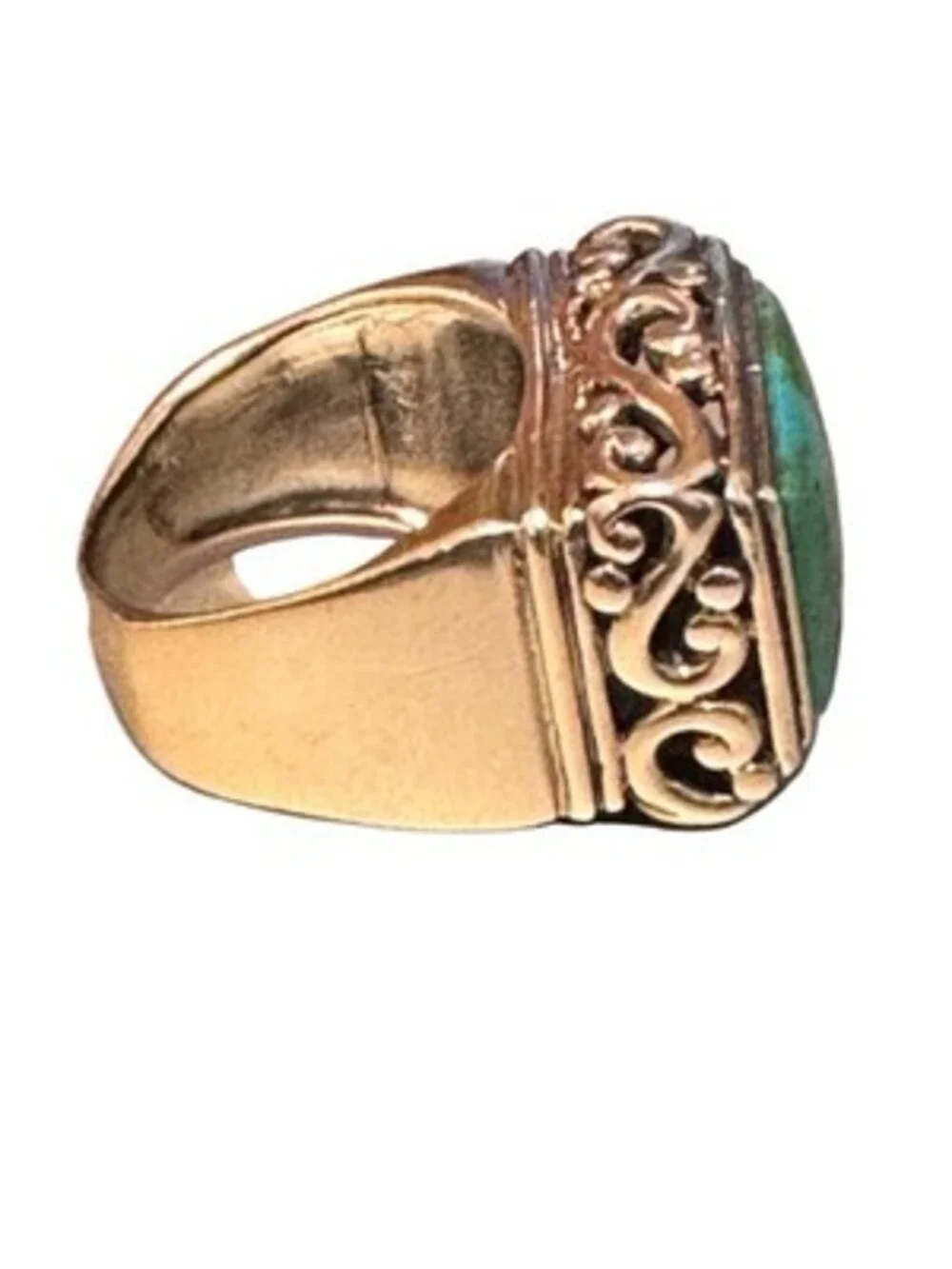 Sterling Silver Turquoise Native American Ring .925